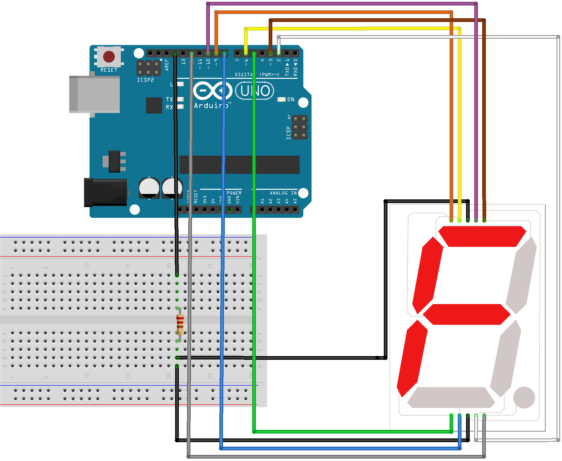 5611AH Pin Connectivity Fritzing